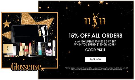 ysl website coupon|YSL 15 off first order.